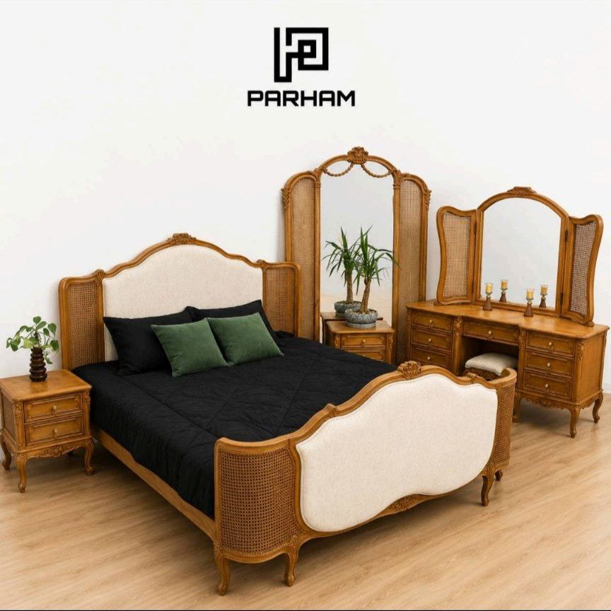 سرویس خواب حصیری پرنس — ست سرویس خواب